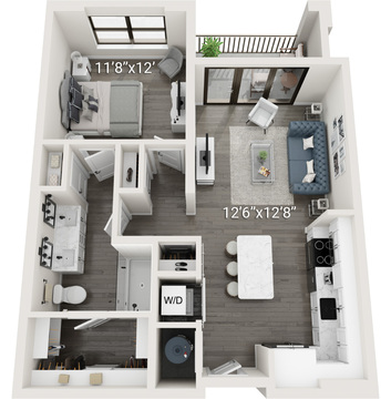 Metro (A1) | 1 Bedroom, 1 Bath