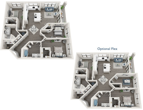 Centennial (C1) | 3 Bedroom, 2 bath